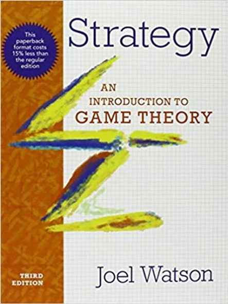 strategy an introduction to game theory 3rd (joel watson) ürün görseli 1
