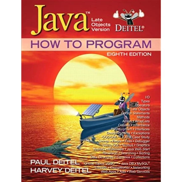 java how to program 8th (deitel,deitel) LATE OBJECT ürün görseli 1