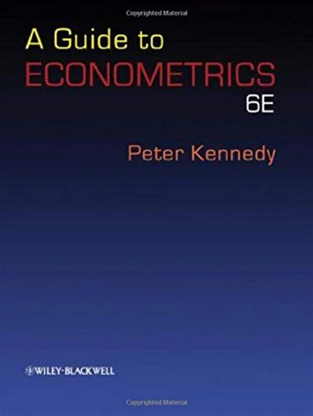a guide to econometrics 6th (peter kennedy) ürün görseli 1