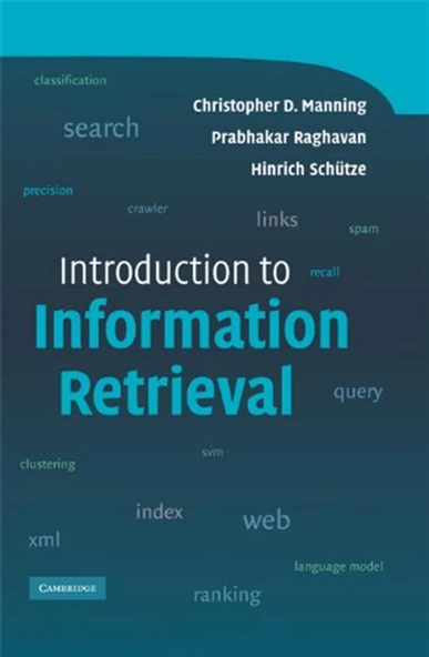 introduction to information retrieval (manning, raghavan, schütze) ürün görseli 1