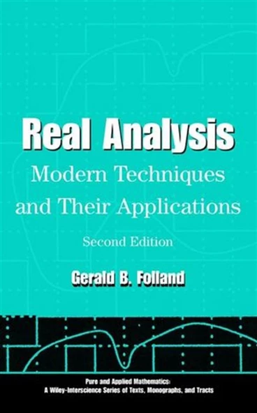 real analysis modern techniques and applications 2nd (gerald b. folland) ürün görseli 1