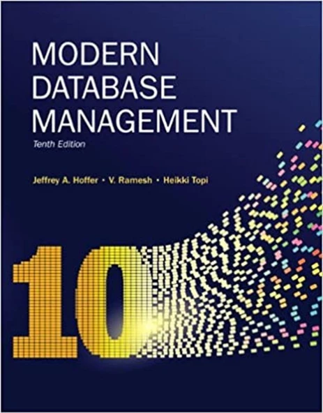 modern database management 10th (jeffrey a. hoffer, v. ramesh, heikki topi) ürün görseli 1