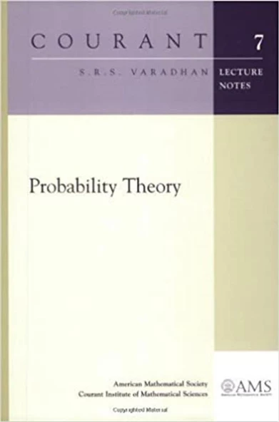 probability theory (varadhan) ürün görseli 1