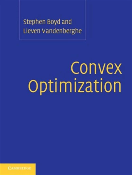 convex optimization (stephen boyd, lieven vandenberghe) ürün görseli 1