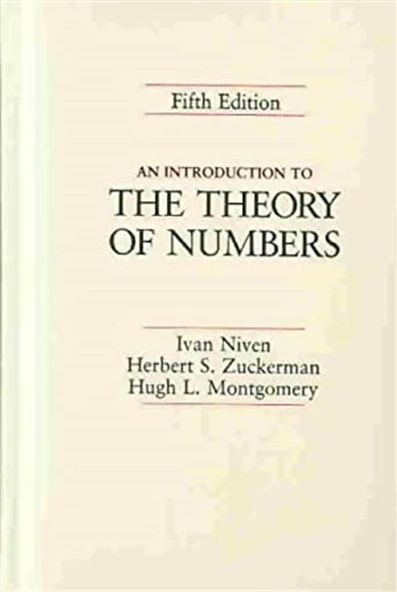 an introduction to the theory of numbers 5th (niven, zuckerman, montgomery) ürün görseli 1