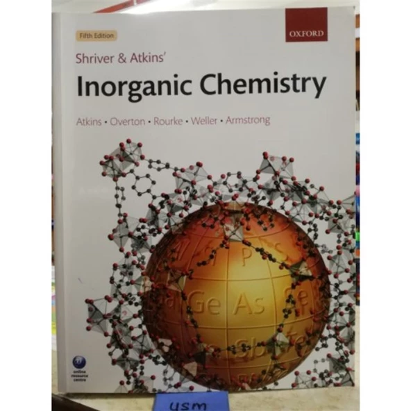 inorganic chemistry 5th (peter atkins) ürün görseli 1