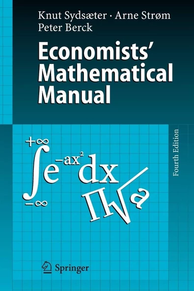 economists mathematical manual 4th (sydsaeter, arne strom, peter berck) ürün görseli 1
