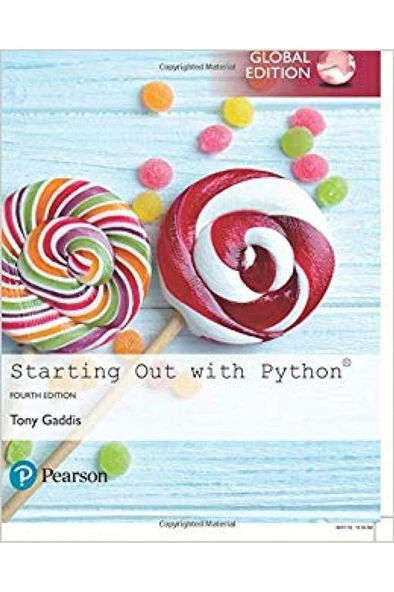 starting out with python 4th (tony gaddis) ürün görseli 1