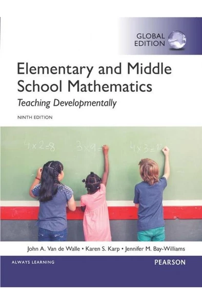 elementary and middle school mathematics 9th (walle, karp, williams) ürün görseli 1