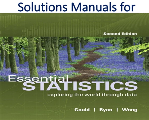 essential statistics 2nd (gould, ryan, wong) ürün görseli 1