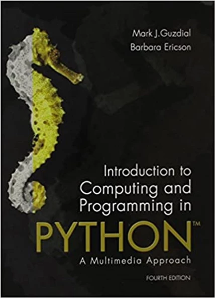 introduction to computing and programming in python 4th (guzdial, ericson) ürün görseli 1