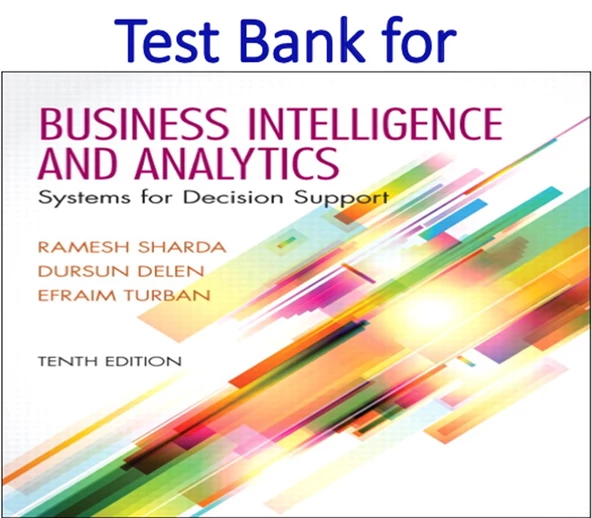 business intelligence and analytics 10th (sharda, delen, turban) ürün görseli 1