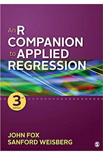 an R companion to applied regression 3rd (john fox) ürün görseli 1