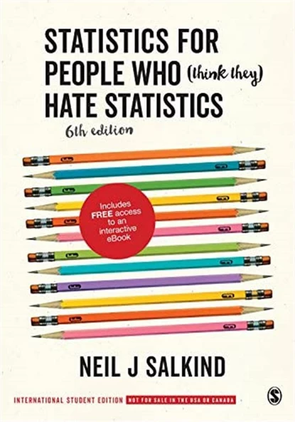 statistics for people who (think they) hate statistics 6th (neil salkind) ürün görseli 1