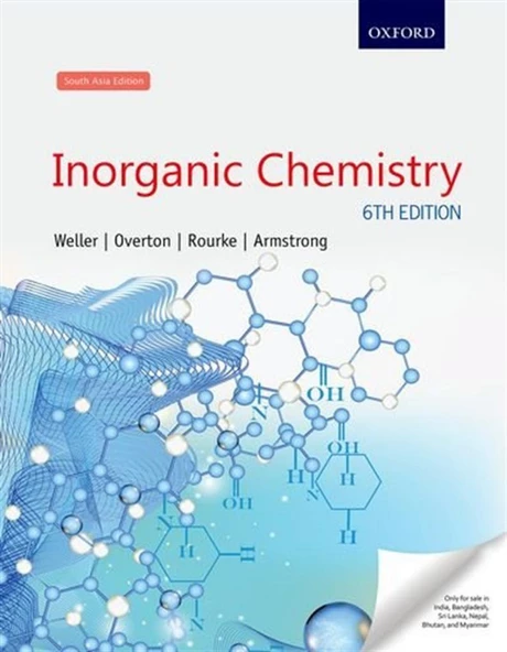 inorganic chemistry 6th (shriver, weller, overton, rourke, armsatrong) ürün görseli 1