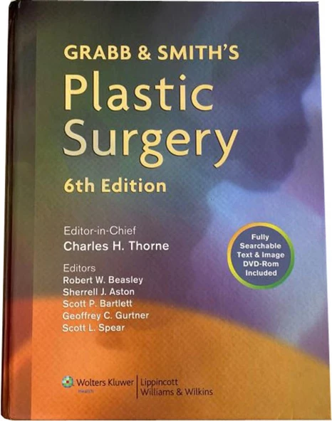 grabb and smith's plastic surgery 6th (thorne, beasley, aston, bartlett, gurtner, spear) ürün görseli 1