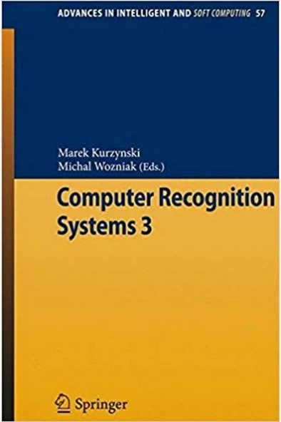 computer recognition systems 3 2009 (marek kurznski, michal wozniak) ürün görseli 1