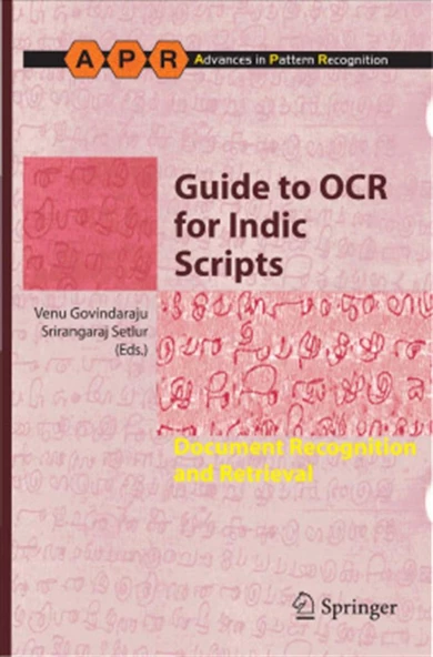 guide to OCR for indic scripts 2009 (govindaraju, setlur) ürün görseli 1