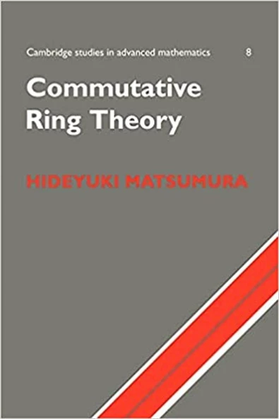 commutative ring theory (hideyuki matsumura) ürün görseli 1