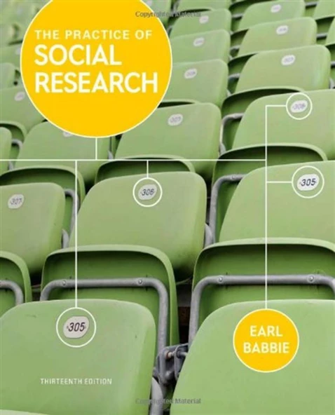 the practice of social research 13th 2012 (earl babbie) ürün görseli 1