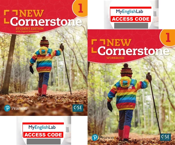 New Cornerstone 1 Student Edition + Workbook With Digital Resources  (Online Access Code lu) ürün görseli 1