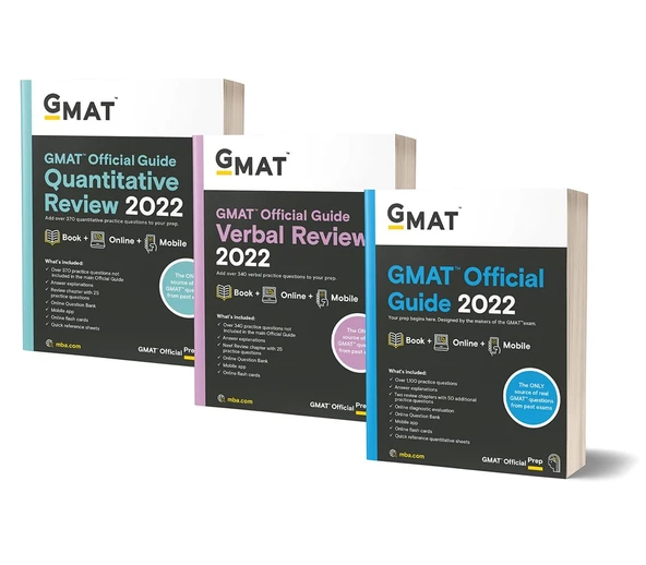 GMAT Official Guide 2022 Bundle: 3 Books + Online Question Bank ONLINE Kaynaklara erişim - KAPLAN ürün görseli 1