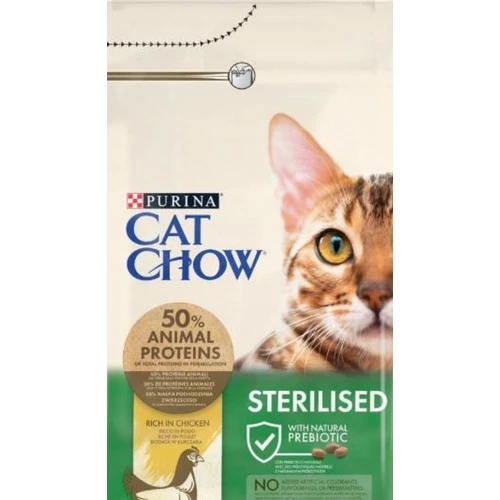 Cat Chow Tavuklu Kısırlaştırılmış Kedi Maması 15kg ürün görseli 1