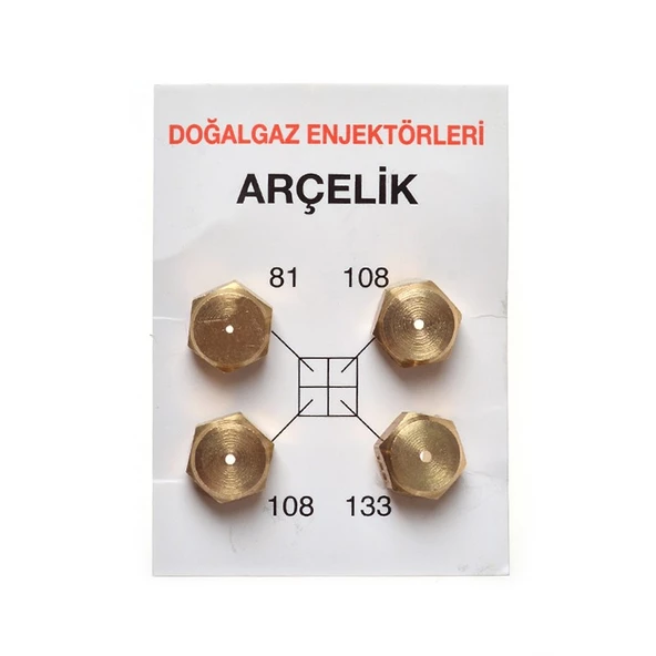 Doğalgaz Enjektör Ocak Takımı (ARCELİK )BEKO 9 MM ürün görseli 1