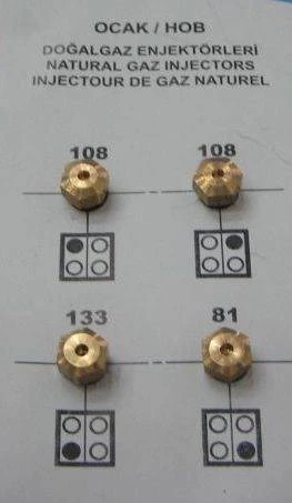 Doğalgaz Enjektör Ocak Takımı (ARCELİK )BEKO 9 MM - Resim 6