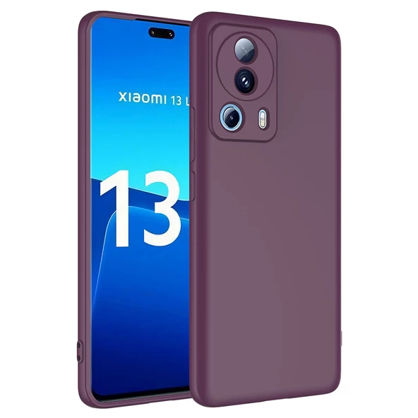 Vendas Xiaomi Mi 13 Lite Uyumlu Lansman Serisi Yumuşak Dokulu Çizilmeyi Önleyen Kadife İç Yüzeyli Silikon Kılıf ürün görseli 1