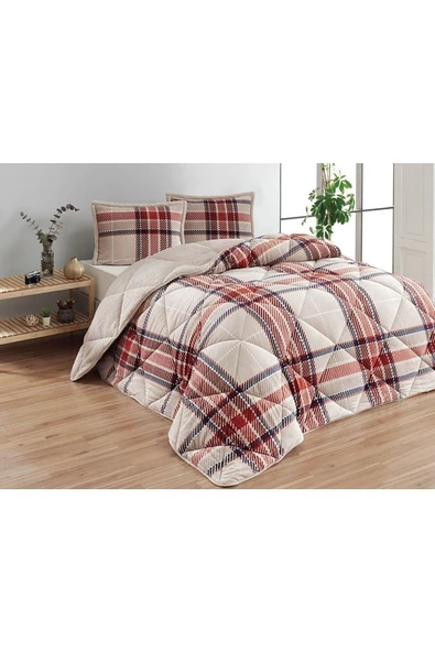 Comforter Çift Kişilik Yorgan Set Anna Mavi ürün görseli 1