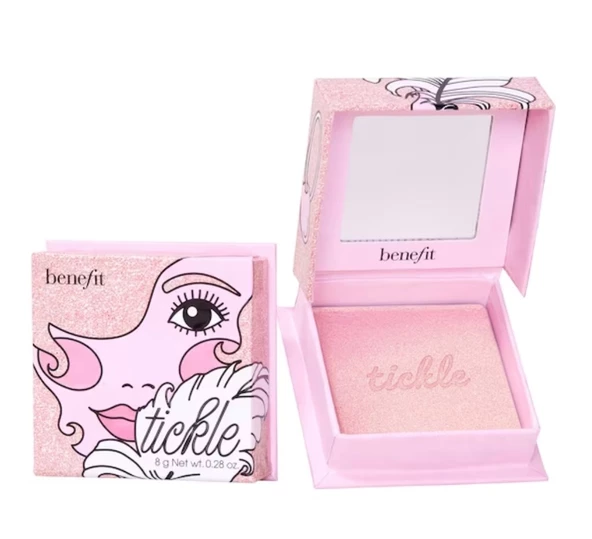 Benefit Cosmetics Tickle Altın Pembe Tonlarda Aydınlatıcı Pudra ürün görseli 1