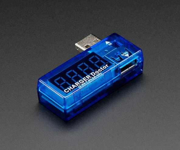 Usb Voltmetre Ampermetre Şarj Doktor Akım Voltaj İzleyici Şarj ürün görseli 1