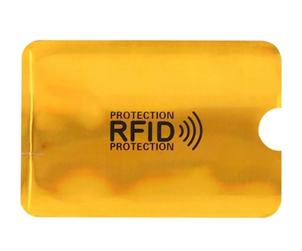 Temassız Kredi Banka Kimlik Kartı Koruyucu Kılıf  Hırsızlık Önleyici Rfid Nfc Antistatik Aluminyum ürün görseli 1