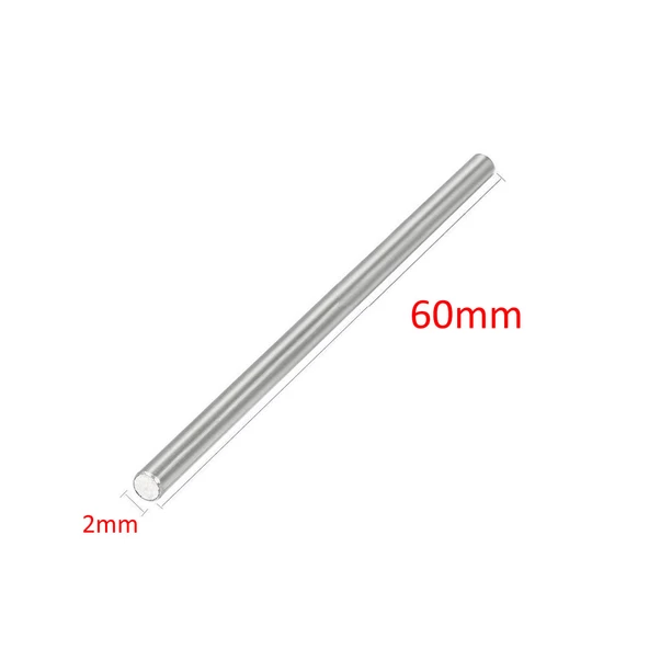2mm x 60mm Metal Mil  Çelik Çubuk Aks Oyuncak RC Araba Robot ürün görseli 1