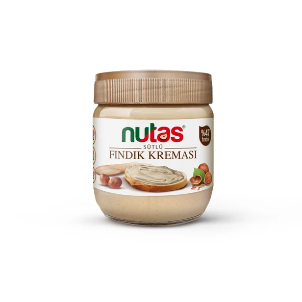Nutas Sütlü Fındık Kreması – 400g Cam Kavanoz ürün görseli 1