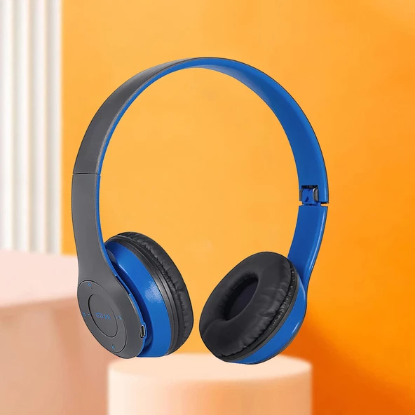 PSL P47 Kulak Üstü Kablosuz Bluetooth Kulaklık - Resim 10