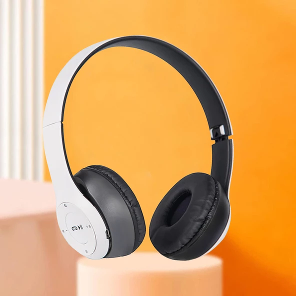 PSL P47 Kulak Üstü Kablosuz Bluetooth Kulaklık - Resim 4