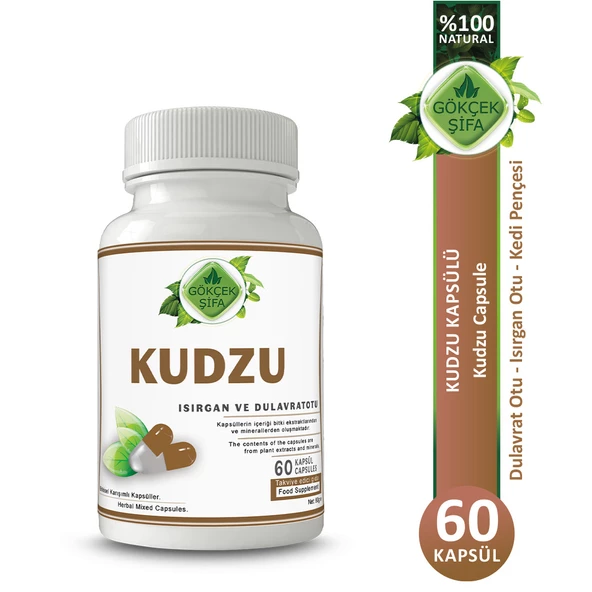 Gökçek ŞifaKudzu Kapsül (KUDZU CAPSULE) 60 Adet ürün görseli 1