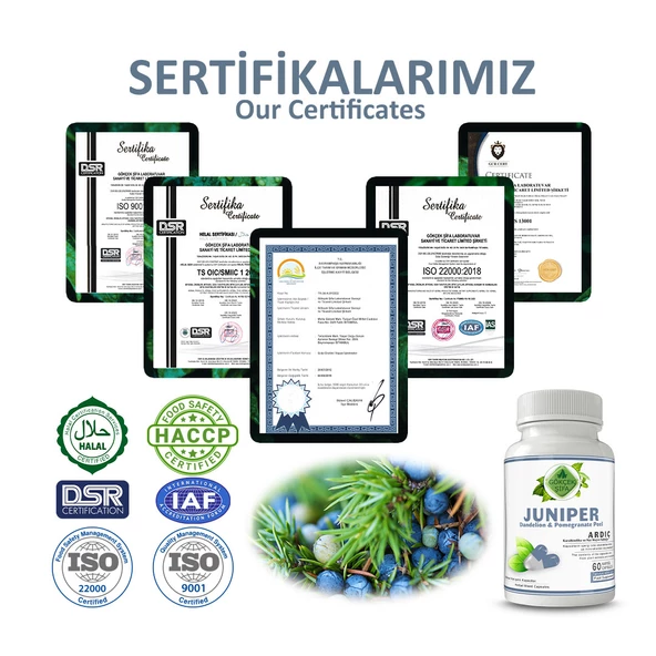 Gökçek Şifa Ardıç Kapsül (JUNİPER CAPSULE) 60 Adet - Resim 5
