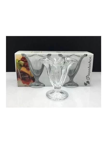 Paşabahçe 51068 Canada Cam Dondurmalık 2'li - Resim 3