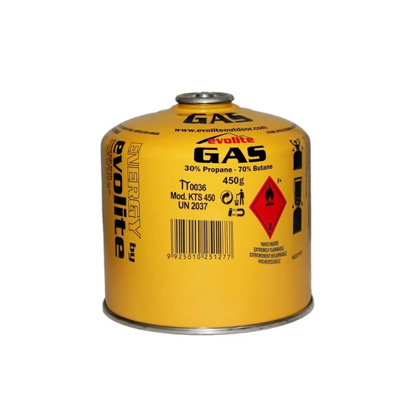 Evolite Butane Propane Vidalı 450 Gr. Ocak Kartuşu - Resim 2