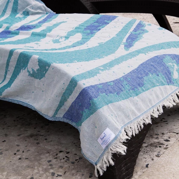 Anemoss Dalga Peştemal 100x180 cm - Resim 6