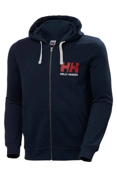 Helly Hansen Hh Hh Logo Full Zip Hoodie Erkek Kapüşonlu Tam Fermuarlı Sweatshirt HHA.34163-597 ürün görseli 1