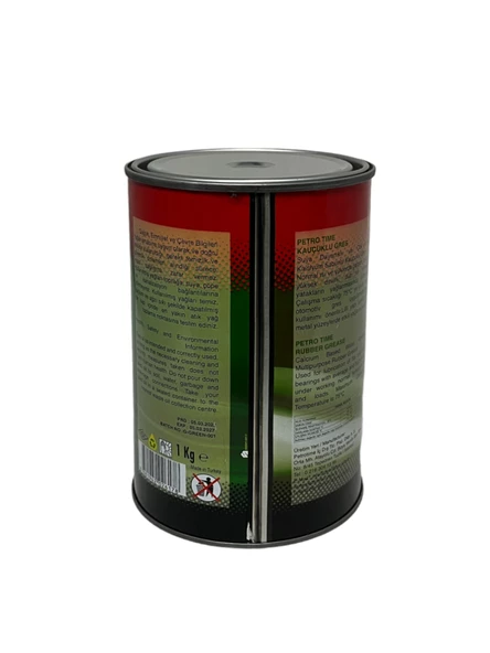 Petro Time Yeşil Kauçuklu Gres Yağı Katı 1 Kg. - Resim 4