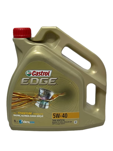 Castrol Edge 5W-40 Tam Sentetik Motor Yağı 4 Litre ürün görseli 1