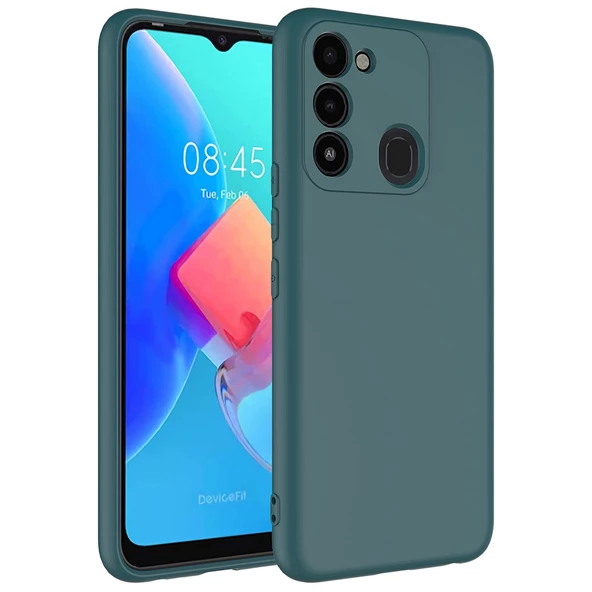 Vendas Tecno Spark 8C Uyumlu W-Lansman Serisi Içi Kadife Ipek Dokulu Lansman Kılıf ürün görseli 1