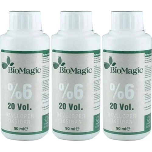 Bio Magic Developer Peroksit-Oksidan 20 Volüm %6 90 ml 3 Adet ürün görseli 1