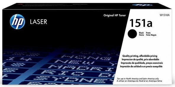 HP No 151A Siyah Toner W1510A ürün görseli 1