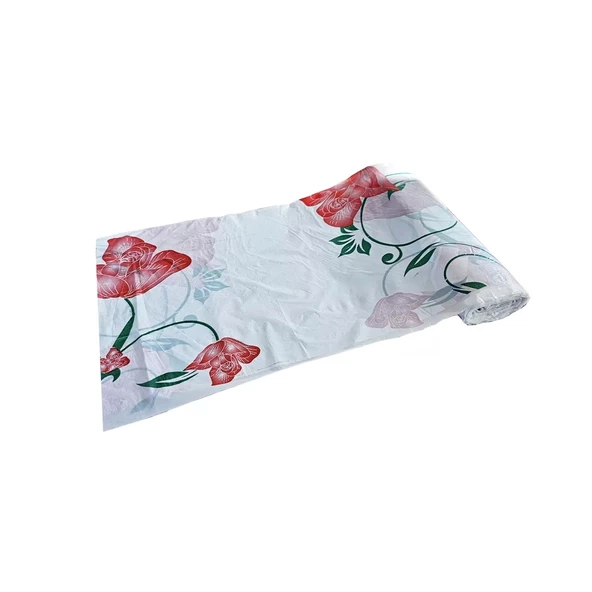 Pratikser Tek Kullanımlık Polietilen Masa Örtüsü Gül - 80x100cm - 25Ad/Rulo ürün görseli 1